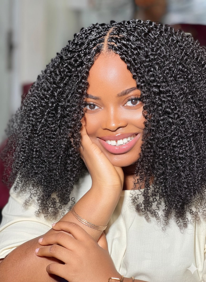 Aila |Jerry Curl Boho Braiding Hair
